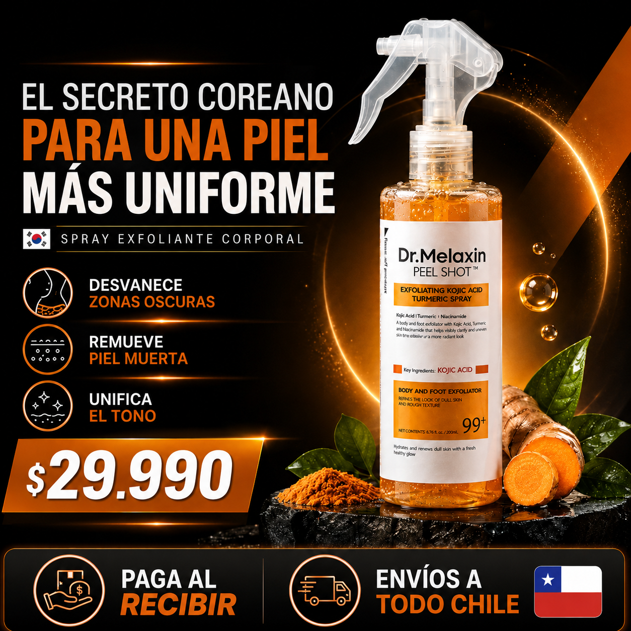 Dr. Melaxin™ El Secreto Coreano para una Piel Más Uniforme