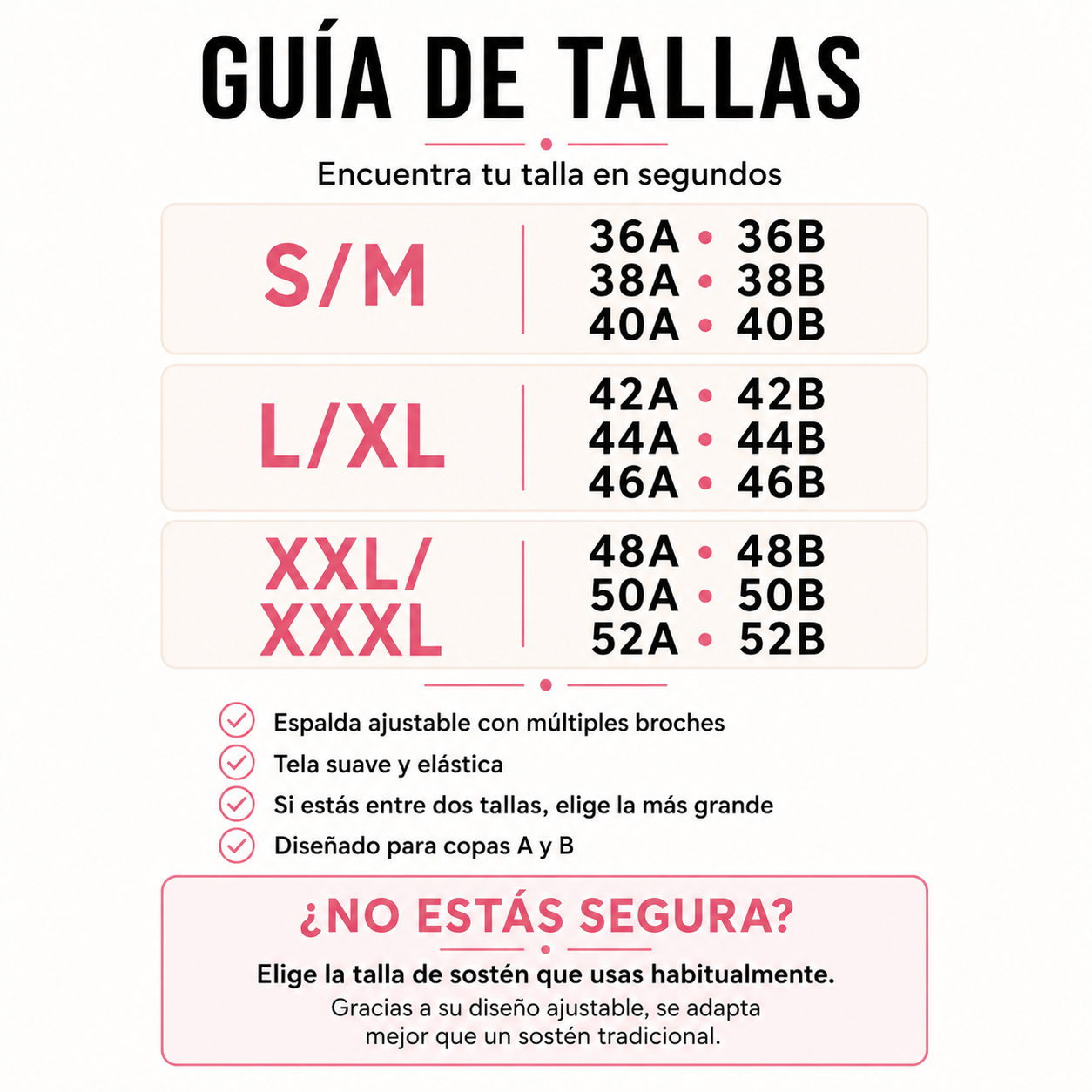 FLEXLIFT™ | Pack 3 Sosténes Ajustable Premium